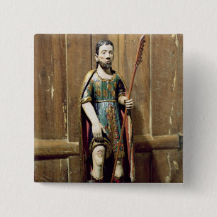 St. Rocco 2 Inch Square Button