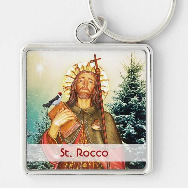St. Rocco or Roch Keychain (Front)