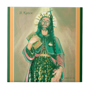 St Rocco - San Rocco - carreau de céramique de St
