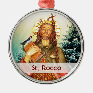 St. Rocco - San Rocco - St. Roch Template Metal Ornament