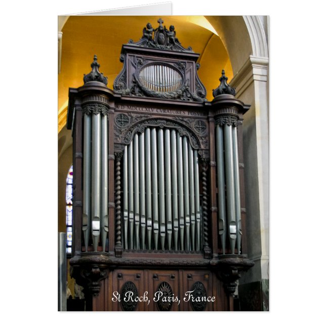 St Roch choir organ (Front)