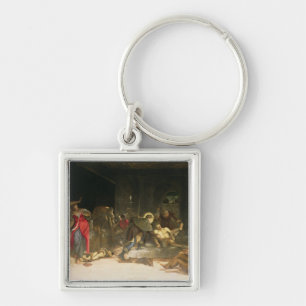 St. Roch Curing the Plague Keychain