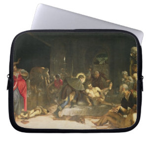 St. Roch Curing the Plague Laptop Sleeve