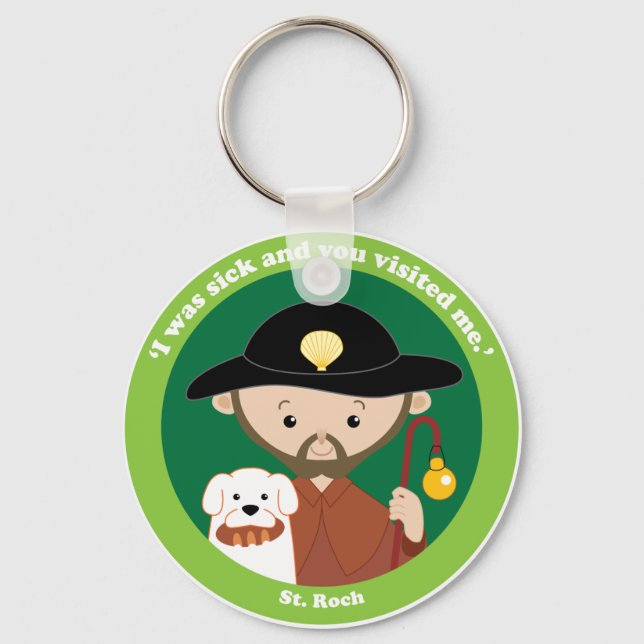 St. Roch Keychain (Front)