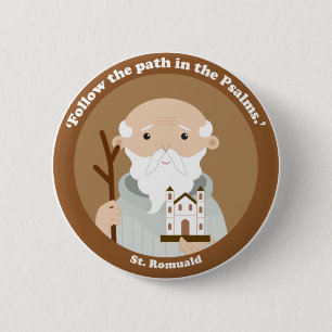 St. Romuald 2 Inch Round Button
