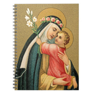 St. Rose of Lima and the Christ Child (M 023) Notebook