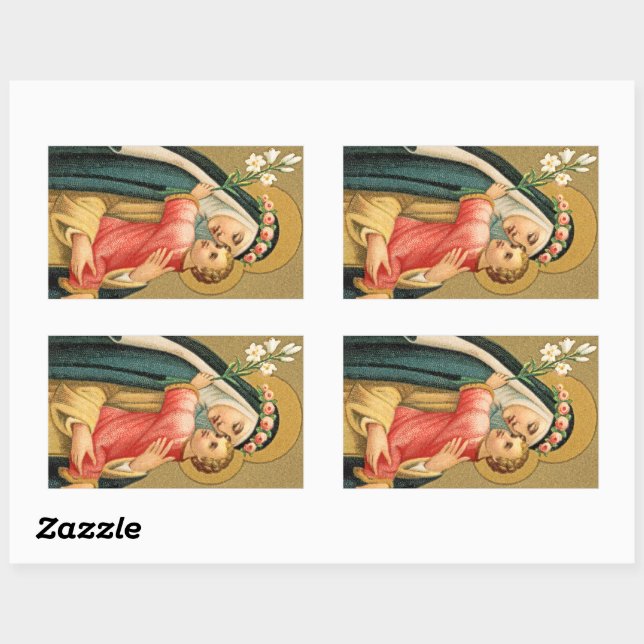 St. Rose of Lima and the Christ Child (M 023) Sticker (Sheet)