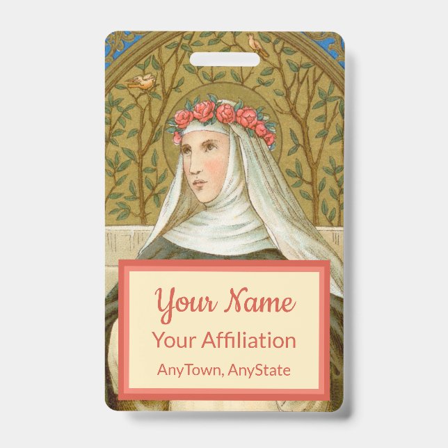 St. Rose of Lima (BK 020) Badge (Front)