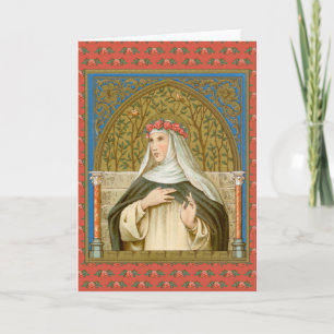 St. Rose of Lima (BK 020) Blank Greeting Card