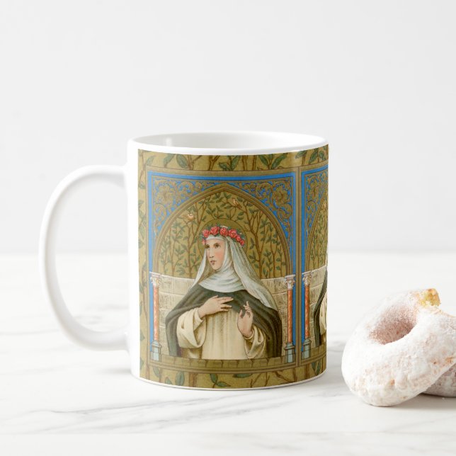 St. Rose of Lima (BK 020) Coffee Mug 2.3 (With Donut)