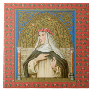 St. Rose of Lima (BK 020) Tile