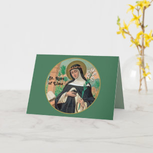 St. Rose of Lima (Detail; K 48) Card