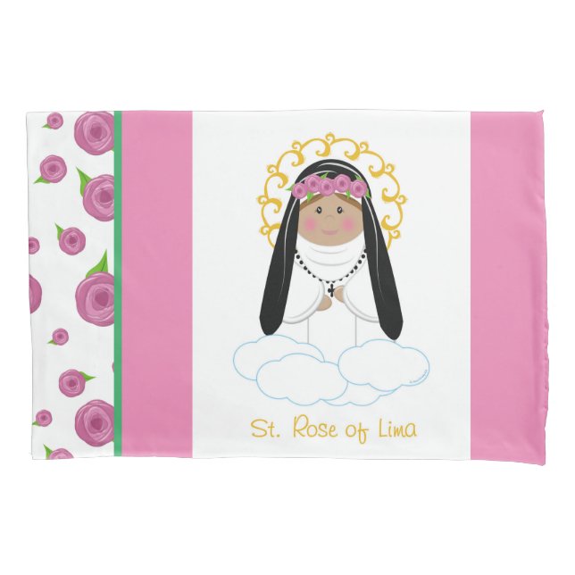 St. Rose of Lima Pillowcase (Front)