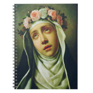 St. Rose of Lima The Angel of Peru Fine Art Notebook
