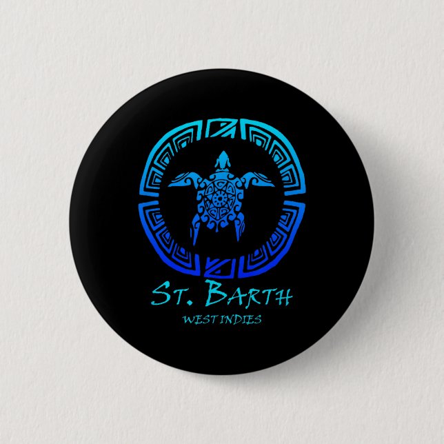 St. Rth  2 Inch Round Button (Front)