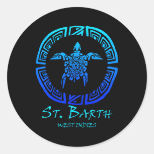 St. Rth Classic Round Sticker