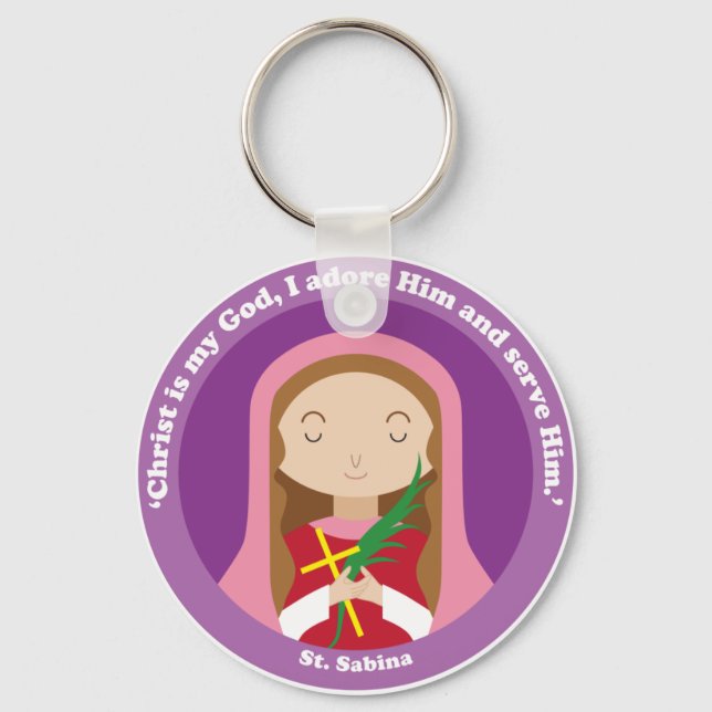 St. Sabina Keychain (Front)