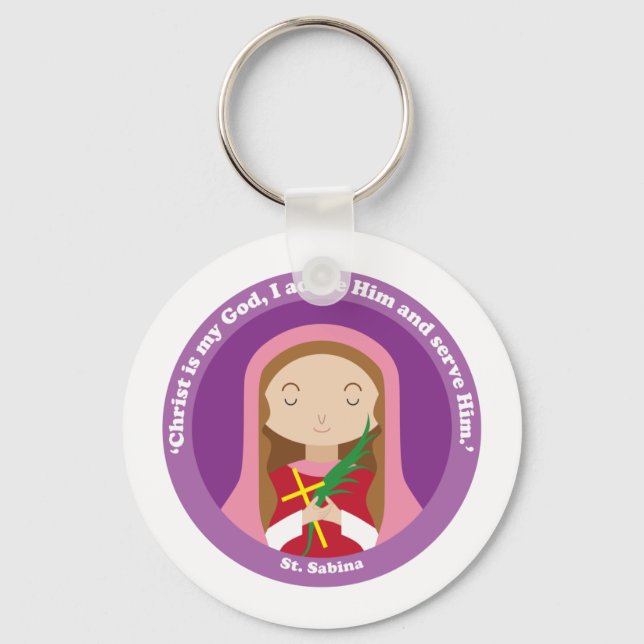 St. Sabina Keychain (Front)