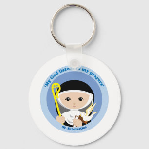 St. Scholastica Keychain