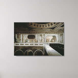 St. Sebastian before the Emperor, his Martyrdom am Canvas Print