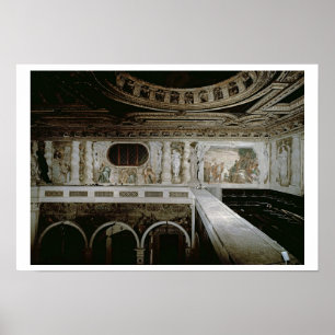 St. Sebastian before the Emperor, his Martyrdom am Poster