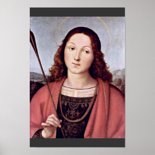St. Sebastian By Raffael (Best Quality) Poster
