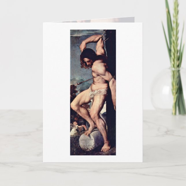 St. Sebastian By Titian Card (Front)