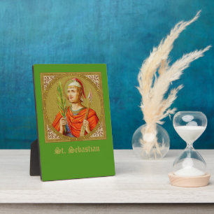 St. Sebastian (SNV 24) (Square Image) 5"x7" Plaque