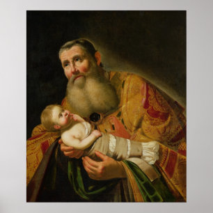 St. Simeon Presenting the Infant Christ Poster