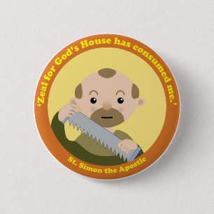 St. Simon the Apostle 2 Inch Round Button