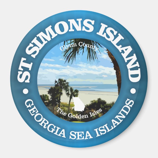 St Simons (C) Magnet (Front)