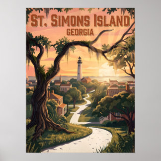 St. Simons Island Georgia Poster
