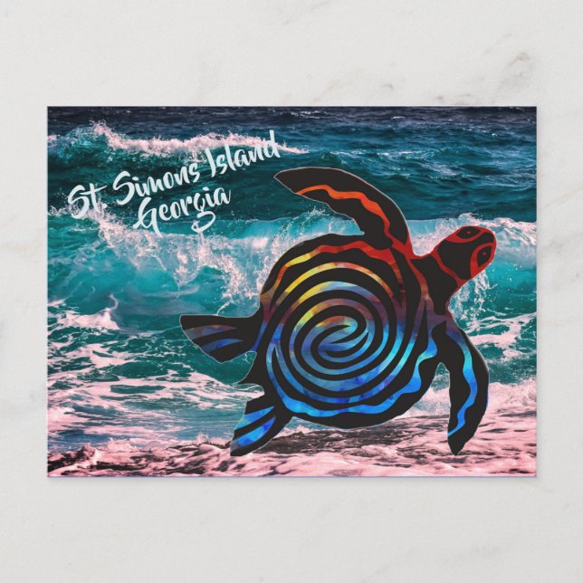 St. Simons Island postcard (Front)