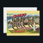 St Simons Island Retro  Postcard<br><div class="desc">A fun vintage postcard greeting from St. Simons Island,  Georgia repurposed on a new postcard!</div>