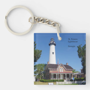 St. Simons Lighthouse acrylic key chain