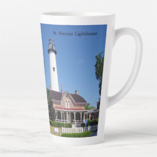 St. Simons Lighthouse latte mug