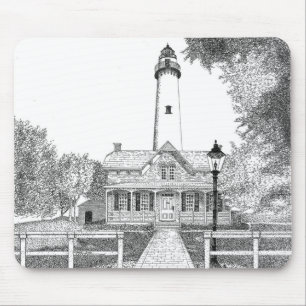 St. Simons Lighthouse Mouse Pad