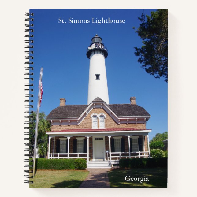 St. Simons Lighthouse notebook (Front)