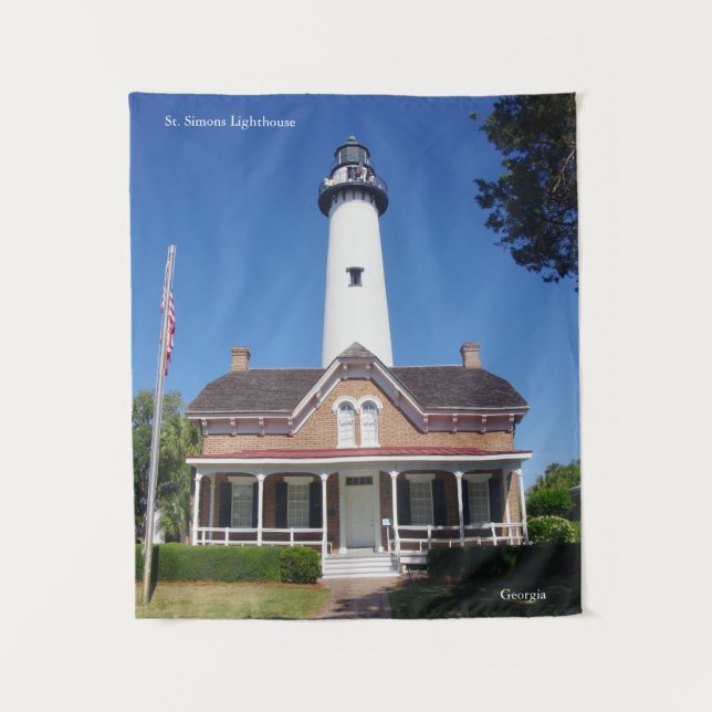 St. Simons Lighthouse tapestry (Front)