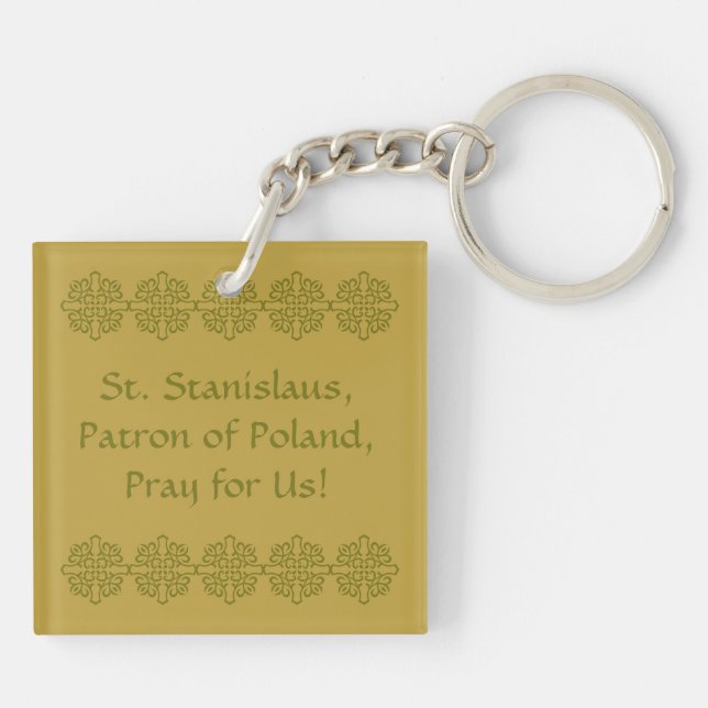 St. Stanislaus Kostka (SNV 25) Blank/DIY Back Keychain (Back)