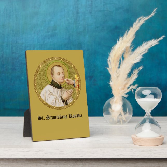 St. Stanislaus Kostka (SNV 25) (Round Image) 5"x7" Plaque (Side)