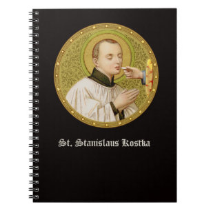 St. Stanislaus Kostka (SNV 25) (Round Image) Notebook