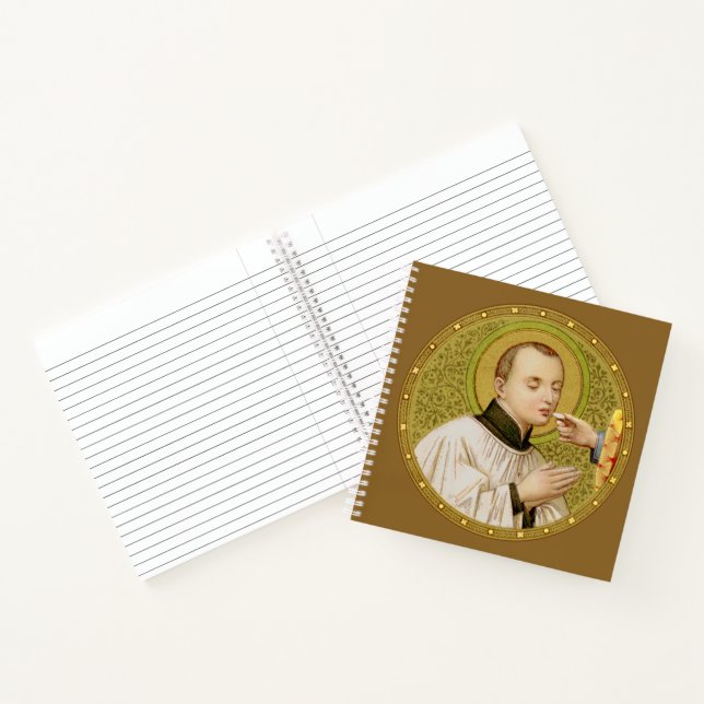 St. Stanislaus Kostka (SNV 25) (Round Image) Notebook (Inside)