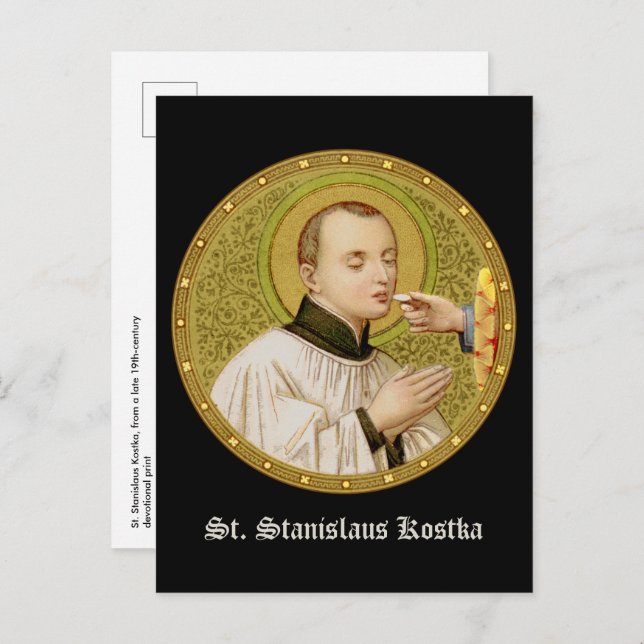 St. Stanislaus (SNV 25) (Round Image) Vertical Postcard (Front/Back)