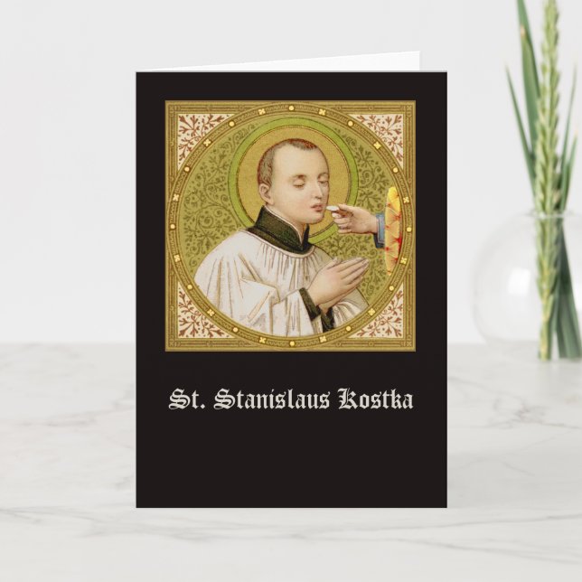 St. Stanislaus (SNV 25) (SquImage) Vert Greeting Card (Front)