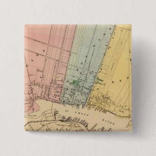 St Stephen NB 2 Inch Square Button