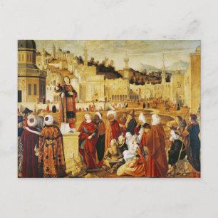 St. Stephen Preaching Postcard