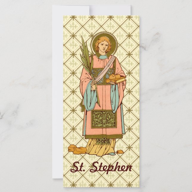 St. Stephen (RLS 17) Blank Greeting Card (Front)