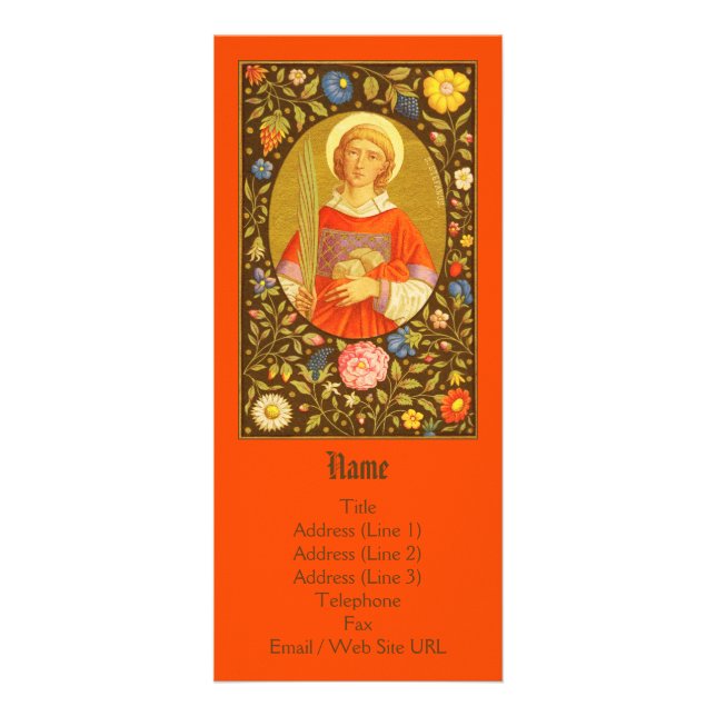 St. Stephen the ProtoMartyr (PM 08) Customizable Rack Card (Front)