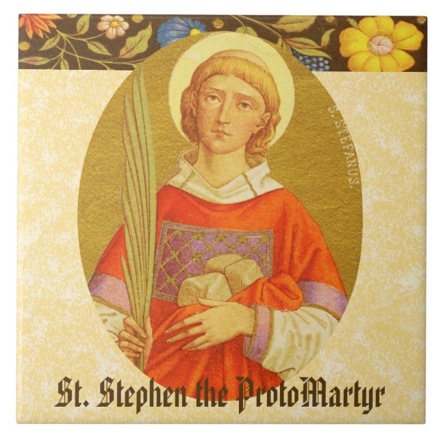 St. Stephen the ProtoMartyr (PM 08) Tile (Front)